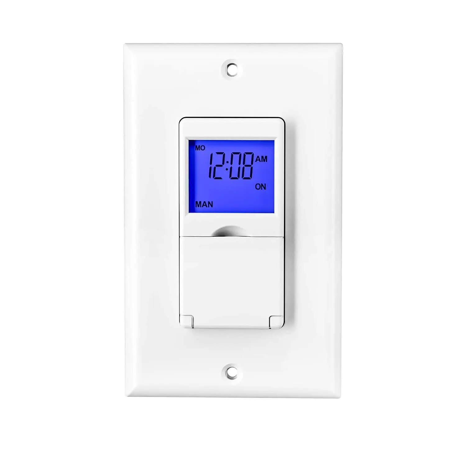 7 Day Programmable Astronomical Timer Switch for Lights, Dusk to Dawn Light Switch Timer Indoor, Sunrise Sunset Wall Timer Switches, Neutral Wire Required, Single Pole Only, ETL Listed