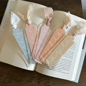 Personalized Name Acrylic Bookmark - Perfect for Office Stationery Supplies