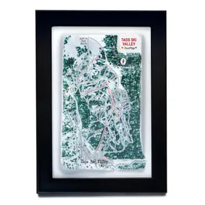 Taos Ski Valley Ski Resort 3D Raised Relief Map