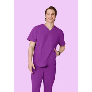 Three Pocket Top Cyber Grape