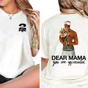 Vintage Tupac Graphic Tee, Tupac Shakur 2Pac Shirt, Hip Hop 90s Legends Shirt