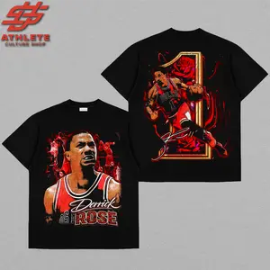 [Youth & Adult ] Derrick Rose - Rose Premium V2 Cotton T-shirt (Made In US), Bulls Fans Hooper Shirt, Game Day Outfits, Gift For Basketball Fans LEO GAME DAY.