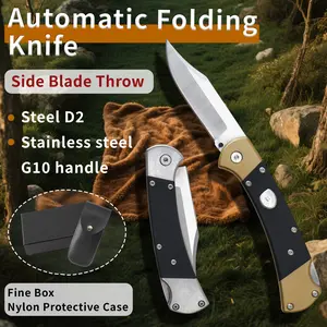 One BUCK112 D2 folder-G10 scales, 0.8-second snappy flip, pocket-size EDC beast.Perfect for campouts, hunts, or just looking tough-grab it as the best folding knife / tactical blade / everyday-carry gift for dudes,  Tools