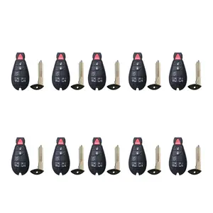2008 - 2020 Dodge Grand Caravan Fobik Key 6 Buttons FCC# YZ-C01C (10 Pack)