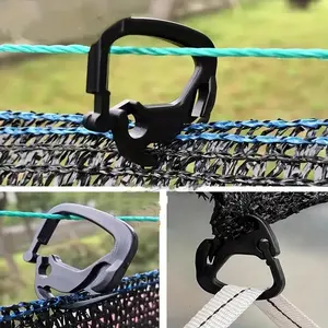 30pcs Expandable Greenhouse Shade Net Clips, Durable Holder Fastening Clips for Agriculture & Outdoor Use, Easy-To-Use Sunshade Hooks