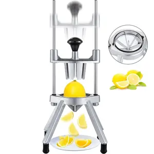 VEVOR 4 - Section Commercial Easy Wedger Stainless Steel Blade Fruit Lime Slicer, Lemon Cutter for Home Bar RestaurantVEVOR Super Brand Day