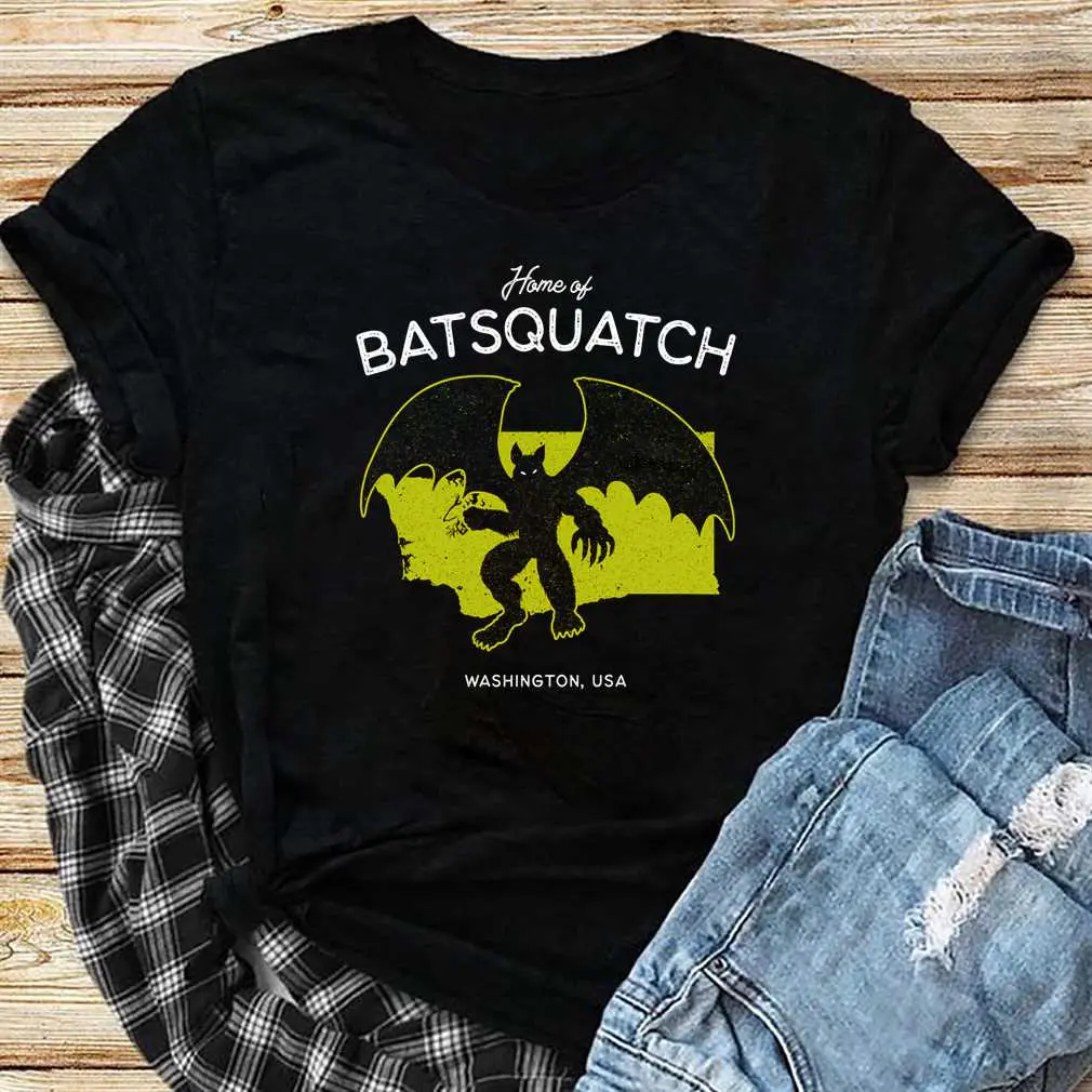 Home Of Batsquatch Washington Usa Cryptid T-Shirt