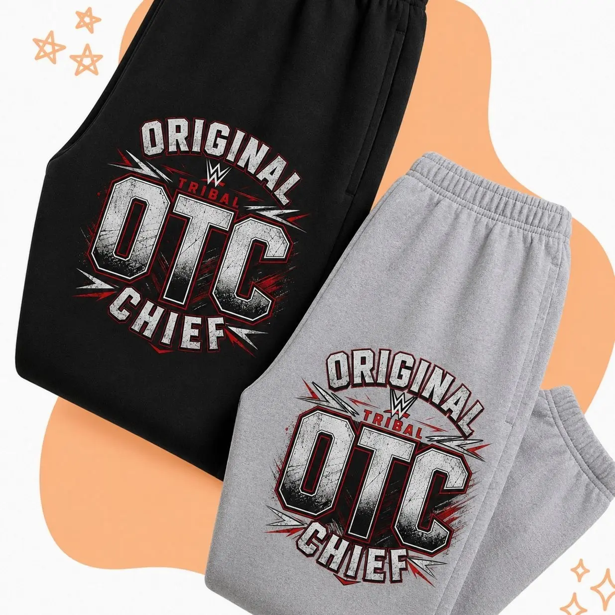 WWE Roman Reigns OTC Sweatpants - Unisex Tribal Chief Design for Men & Women - Comfortable & Stylish Casual Wear - Perfect Gift for Fans, Gift For Him. Gift For Her, Trending 2026 V