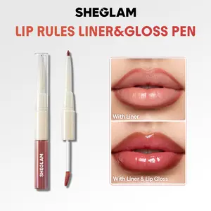 SHEGLAM Lip Rules Liner & Gloss Pen-Play Fair Makeup Lipliner-Effortlessbeauty- Coachella-mothersdaygift
