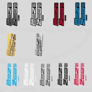 3-Pack RockShox ZEB ULTIMATE Mountain Bike Fork Sticker - Scratch Protective Case, Outdoor Riding Accessories, Stylish Design, Adhesive Stickers