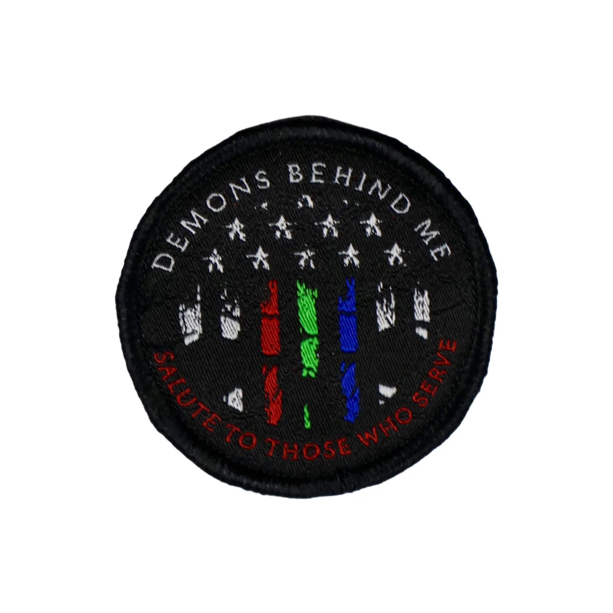 "Salute To Those Who Serve" Woven Velcro Patch "Salute To Those Who Serve" Woven Velcro Patch