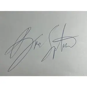 Bruce Springsteen Autographed  JSA Authenticated.