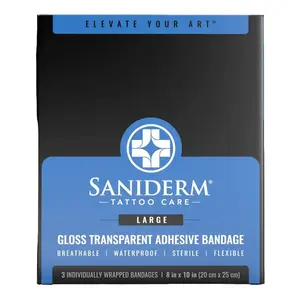 Original Tattoo Bandage 3-Pack - Large (8 in x 10 in)