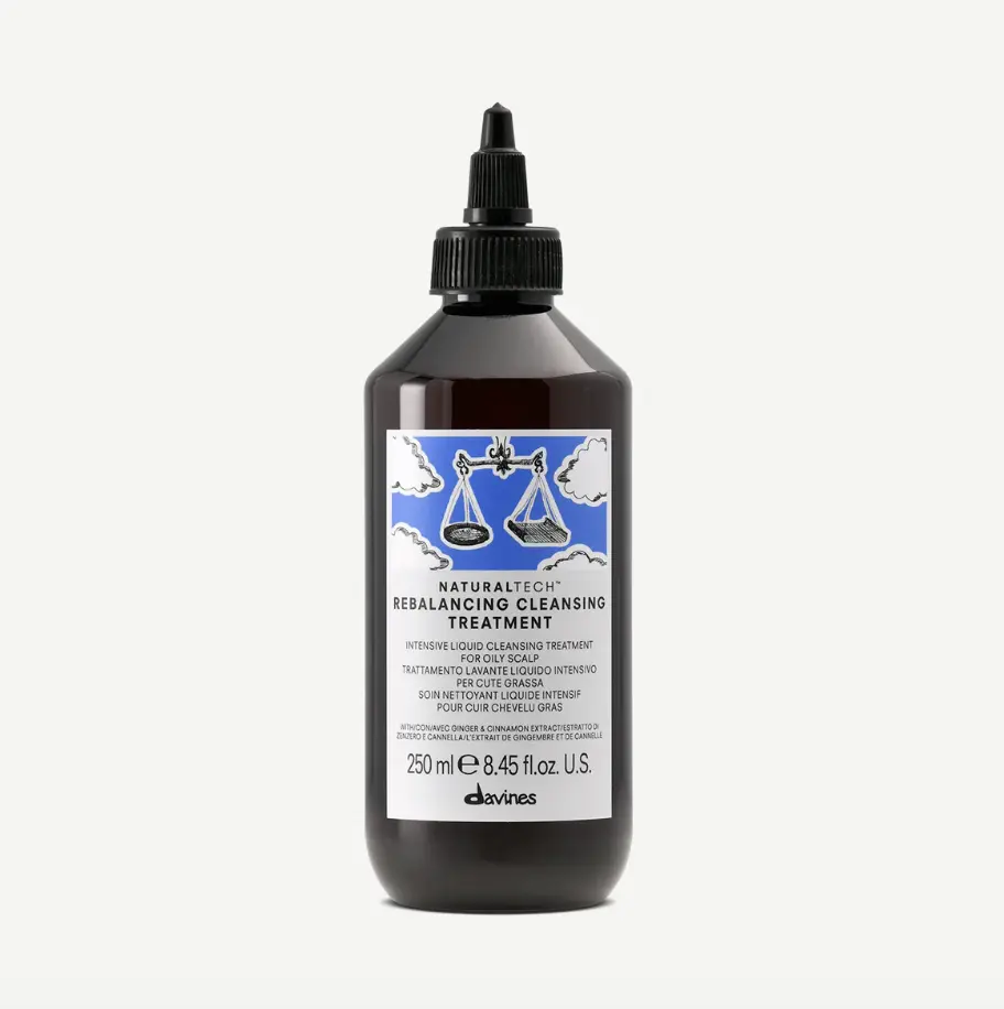 Davines Natural Tech Rebalancing Cleansing Treatment for Greasy Hair
