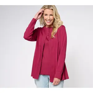 Isaac Mizrahi Live! Essentials Pima Cotton Cardigan