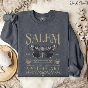 Salem Apothecary Sweatshirt, Halloween Hoodie, Salem Witches Shirt, 1692 Hoodie, Season, Fall Sweatshirt, Apothecary Sweater Sweatshirt, Hoodie, Comfort Colors - z5h1f7zl