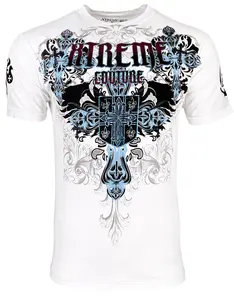 Xtreme Couture by Affliction Men's T-Shirt Classic Crest Crewneck Cotton