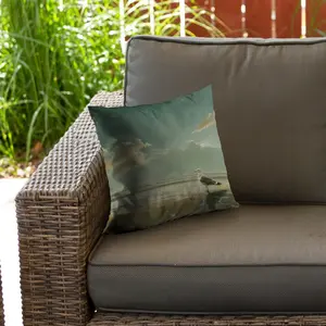 360 Stand C1PO1616DAO1B7 16x16 in. Relaxed Seagull Coastal Animal-Inspired Bird Standard Pillow, Sofa Cushion, Cozy Home Decor Accent, Coastal Standard Pillows, Animal-Inspired Standard Pillows