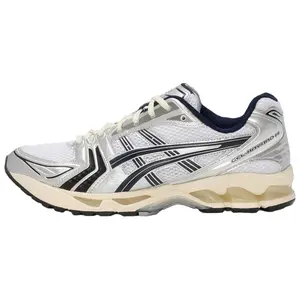 JJJJound x ASICS Gel-Kayano 14 Low-Top Running Shoes for Men and Women in Silver Black with Comfort and Durability Trending Shoes, House White Official Shoes to Get / Maison Mihara