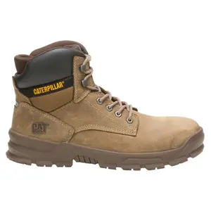 Caterpillar Mens Mobilize 6 Inch Electrical Hazard Alloy Toe  Work/Duty - Brown