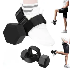 Dumbbell Foot Attachment, Tibialis Trainer, Adjustable Ankle Weights, Ankle Straps for Weight Lifting, Leg Workouts at Home for Hip Flexors, Shin Splint, Hamstring Curls, Leg extensions