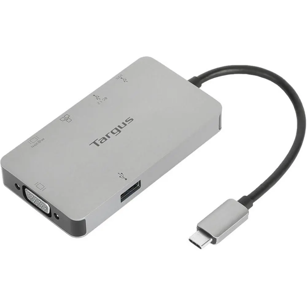 Targus USB-C Single Video 4K Docking Station with 100W of Power Delivery - Gray