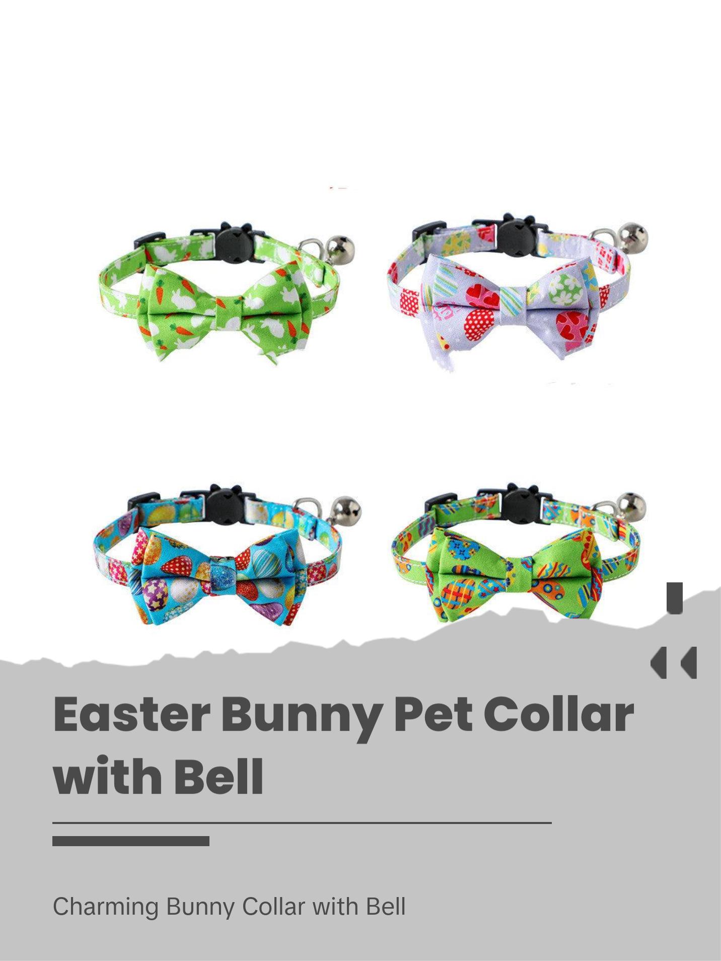 Easter Bunny Carrot Egg Pet Collar