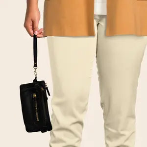 The Anita Soft Vegan Leather 3 in 1 Crossbody Wristlet Bag