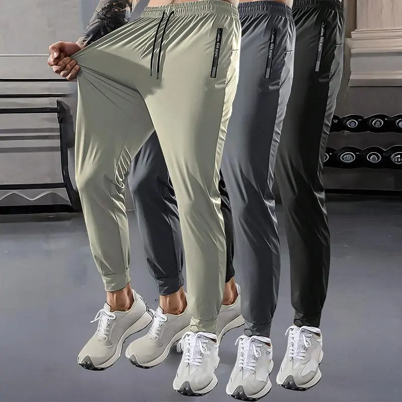 Men's Loose Letter Print Jogger Pants, Pants for Men, Soft Jogger Trousers, Work Trousers, Joggers Men, Streetwear Joggers, Stretchable Jogger, Casual Athletic Joggers, Summer Casual Joggers, Casual Athletic Joggers, Workout Joggers