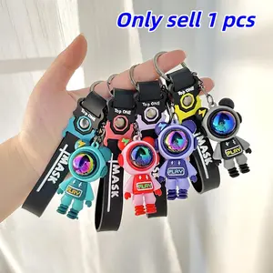 Cartoon Bear Keychain, Fun Car Pendant, Bag Charm, Keychain For Bags, Multiple Colors Available, Unisex Cute Animal Keyring, Fashion Accessory