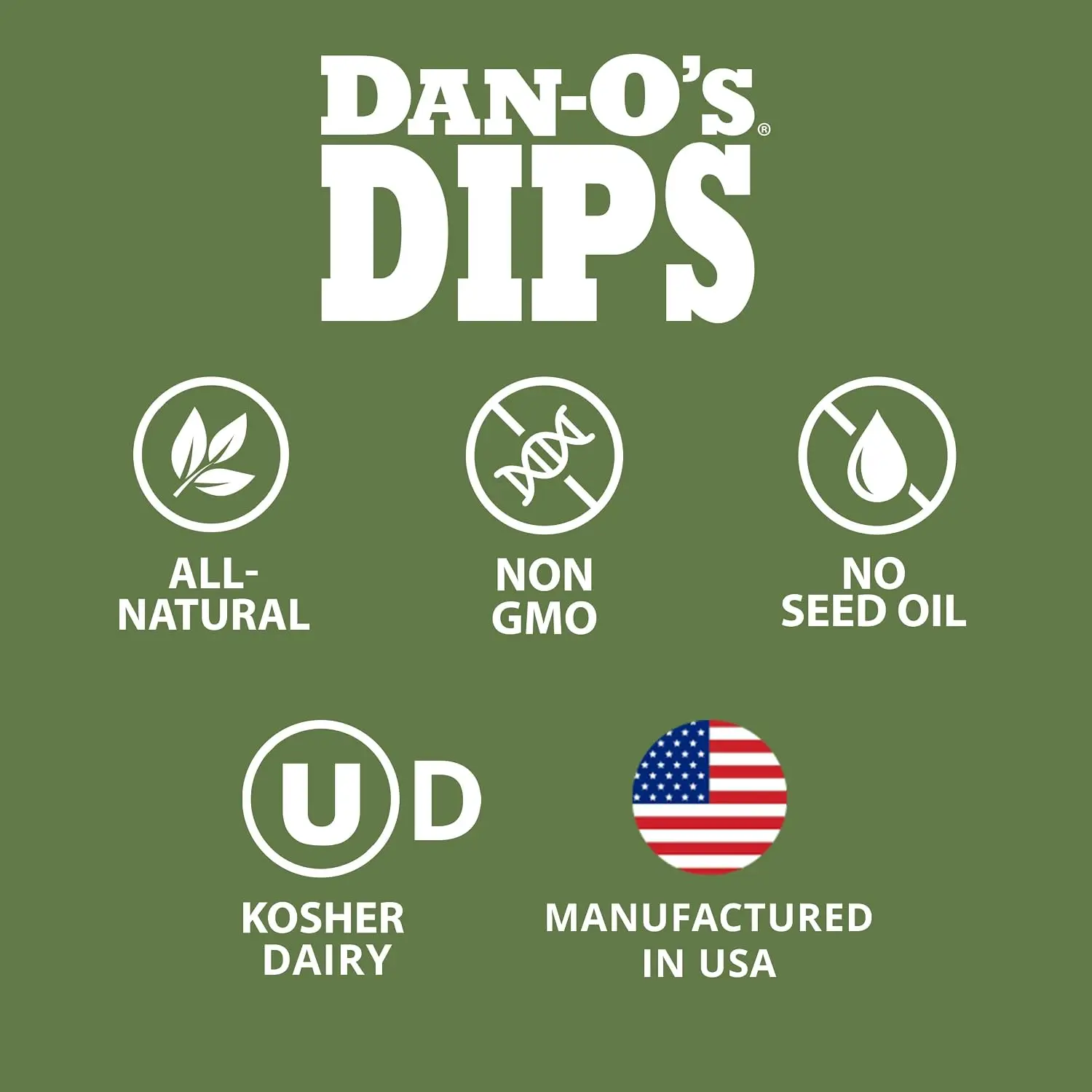 Dan-O’s Dips Variety Pack (8 Pack) – Ranch, Mexi-Ranch, French Onion & Dill Dip Mixes – All-Natural Seasoning Packets – Just Add Sour Cream or Greek Yogurt – No Artificial Ingredients