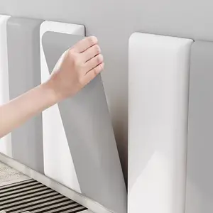 Self-adhesive soft wall panels, artificial leather material, thickened 3D soft headboard wallpaper, DIY easy to peel, wall protection panels, wall s, soft headboard, tatami, anti-collision decoration