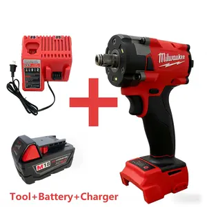 Milwaukee 300NM Brushless Cordless 1/2 Electric Wrench Car Truck Repair Screwdriver Impact Drill Rechargable For 18V Battery Tool