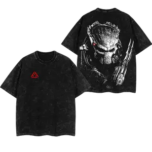 The Dark Style Predator v6 Menswear Gift for movie fans Top Apparel Classic Oversized Seamless Simple Straight Man Clothes Cotton designer shirts Oversized Heavyweight Cotton T-Shirts