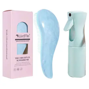 Original Superb Hairbrush with Gift Box - Curved Brush, Detangling & Scalp Massage Comb for Wet/Dry Hair, Flexible Bristles for Normal Hair, ABS Plastic Handle, Men & Women, Daily Styling & Detangling Tool