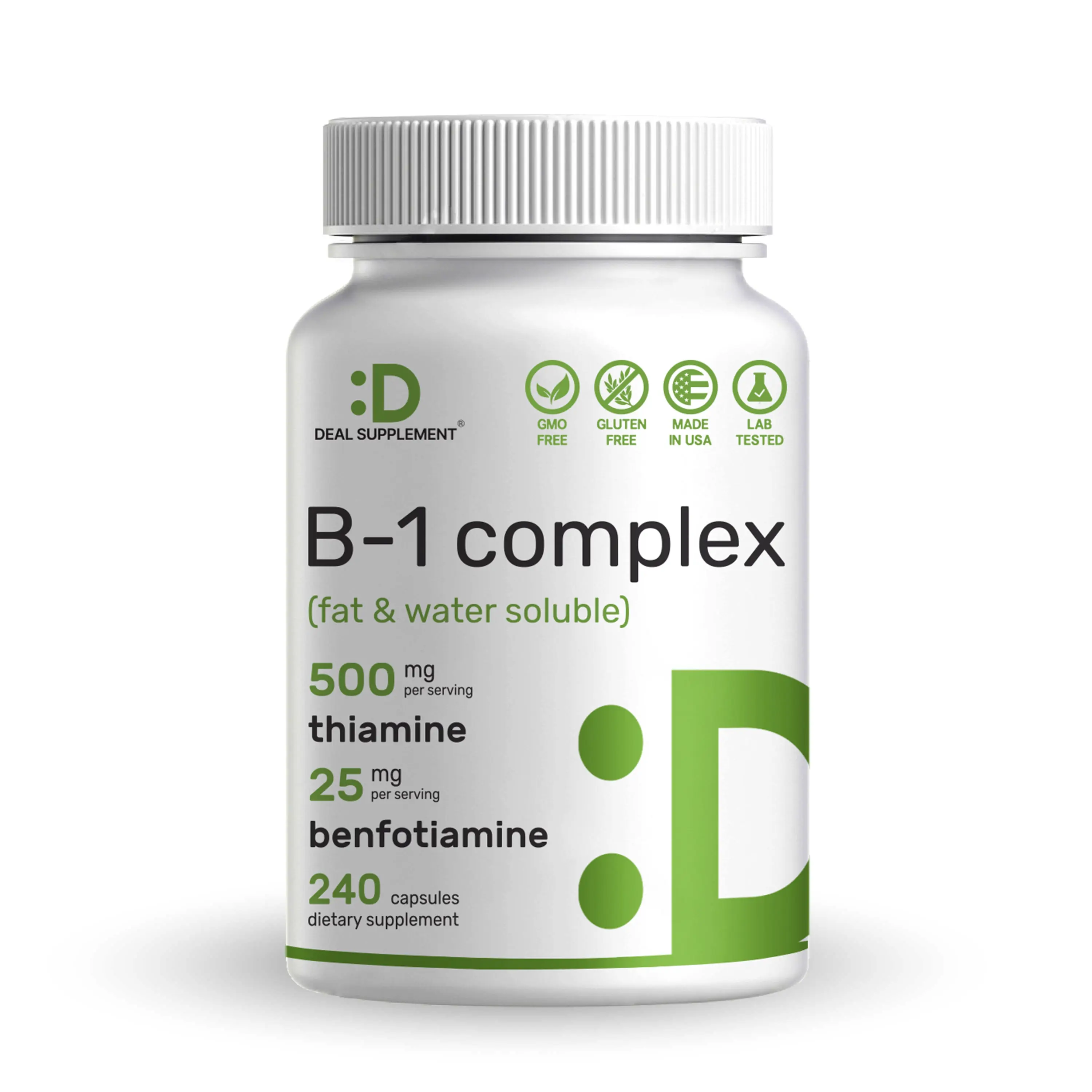 Vitamin B1 500mg with Benfotiamine Vitamin B1 500mg with Benfotiamine