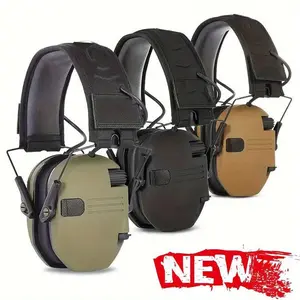 [82dB Noise Cancelling Ear Cups] Professional-Grade Noise Cancelling Ear Cups | Intelligent Protective Ear Cups, Distortion-Free Amplification (up to 82 decibels), Comfortable Design, Industrial/Outdoor Multi-Scene Adaptation, No Battery Transmission
