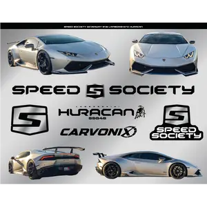 Lamborghini Huracan Sticker Sheet
