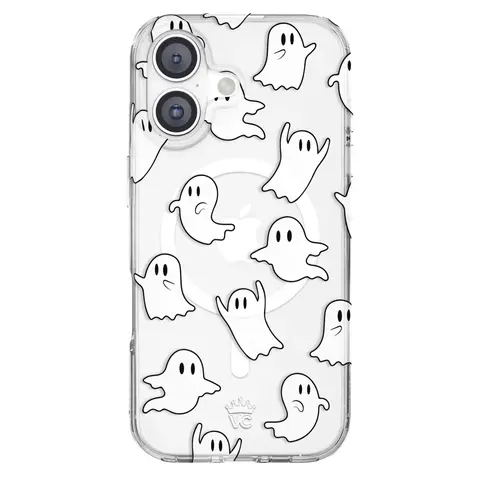 Velvet Caviar Halloween Theme Ghost Print iPhone 17 Case - Cute, Trendy, Protective Smartphone Cover, Cellphone Phone Shell with Protection
