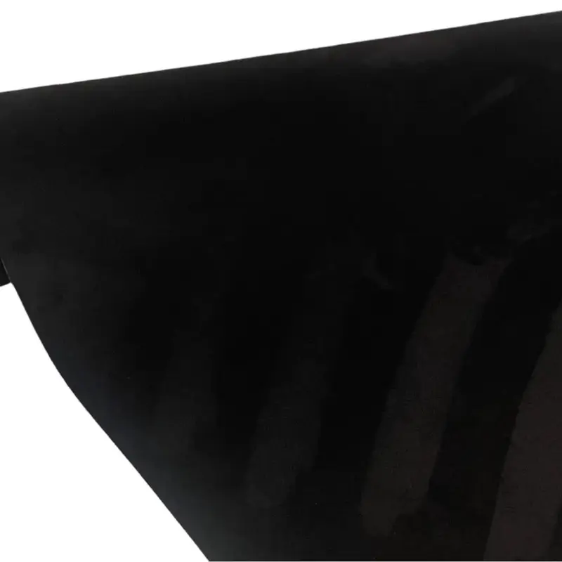 Suede Fabric Wrap - Self Adhesive Film Sticker Silky Decal Sheet for Car Interior Furniture Upholstery DIY Elastic Stretch Peel and Stick Black interior sticker