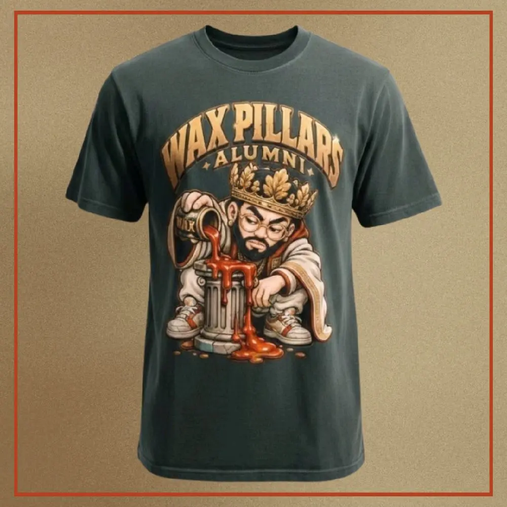Wax Pillar "Wick" (Mascot Tee)