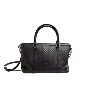 Pre-owned GUCCI France Crossbody Bags H2 Micro Guccissima Black Small crossbody bag H03689