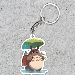 Totoro keychain, Studio Ghibli Totoro keychain, gifts for totoro fans ver3