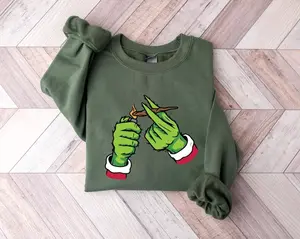 Pothead Christmas Sweater, Christmas Cannabis Shirt, Marijuana Sweatshirt, Adult Christmas Party, Christmas Weed Tshirt, Stoner Christmas