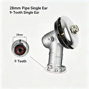 28 mm 9-tooth single ear rotary cutter gear box | Replacement parts for weed trimmer adjustable movable lawn lifter easy maneuverability Cordless Electric Wacker