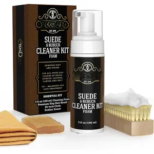 Suede and Nubuck Cleaner  Kit (5 oz) - Revitalizes and Refreshes Shoes, Boots, Clothes, and Furniture