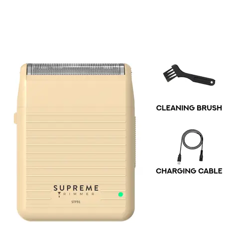 SOLO Lite Single Foil Trimmer - Rechargeable Battery Mens Razor, Compact Face & Head Shaver, 90 Min Runtime, USB-C Cells, Ideal Gift for Men