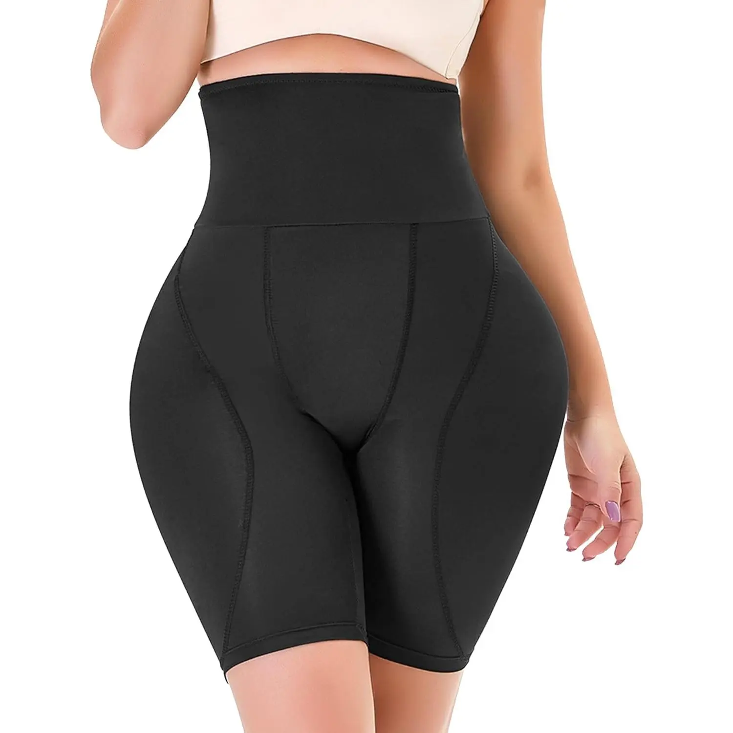 Women's Body Slimming Shapewear Shorts, Basic High Waist Panty with Tummy Control Cut, Butt Lift & Thigh Slimmer
