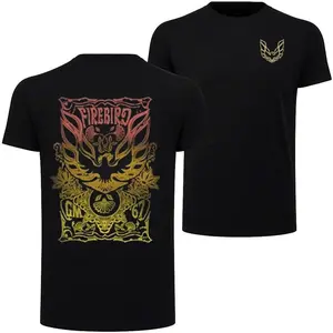 Pontiac Firebird GM 67 Graphic T-Shirt, Hoodie – Vintage Firebird Muscle Car Tee for Men, Double Sided Retro American Muscle Shirt, Classic Car Enthusiast Car Lover Gift Top Menswear Gift For Men.