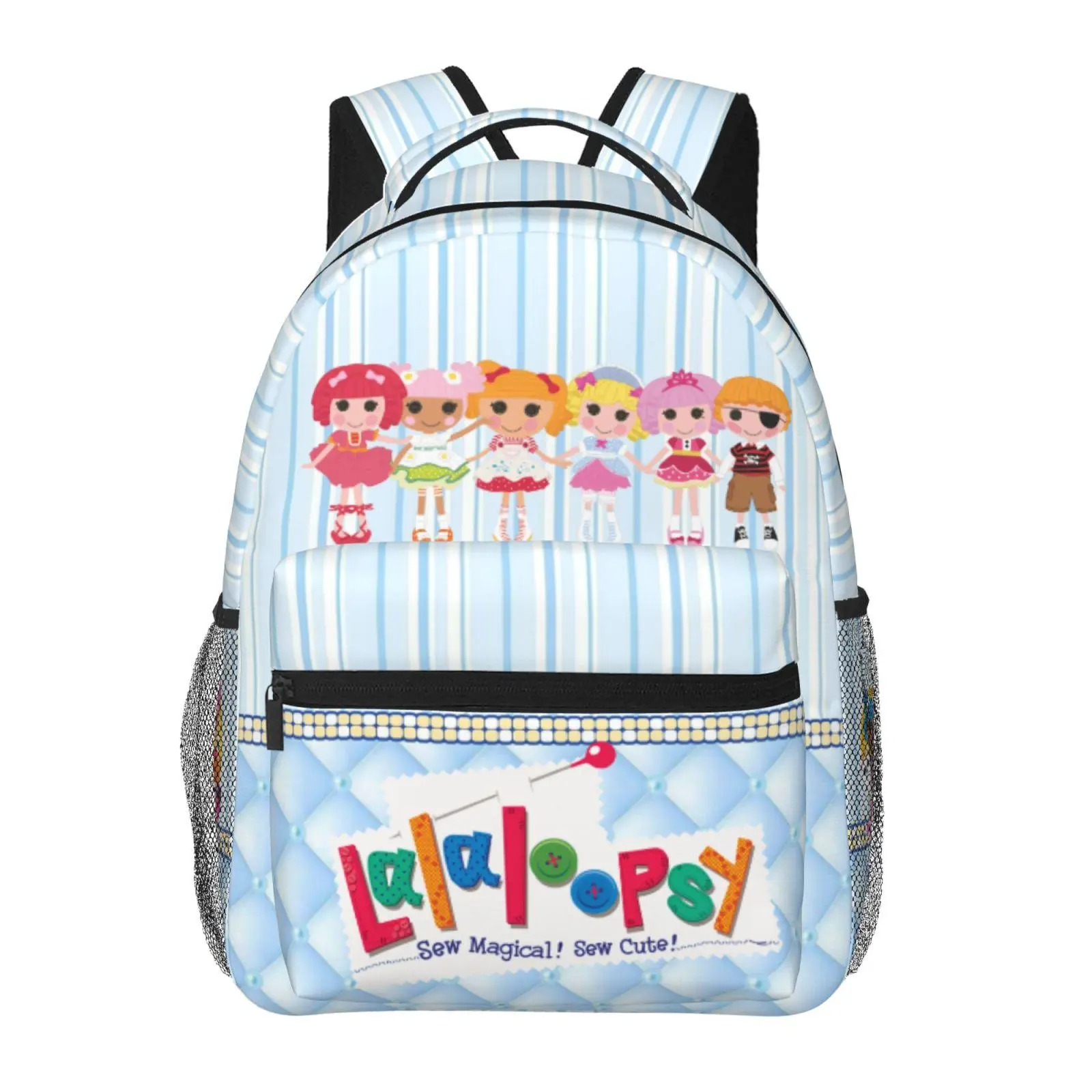 Lalaloopsy School Backpack for Kids We're Lalaloopsy Netflix Lightweight Durable Bookbag MGA Lalaloopsy Great Back to School Gift for Elementary & Middle School